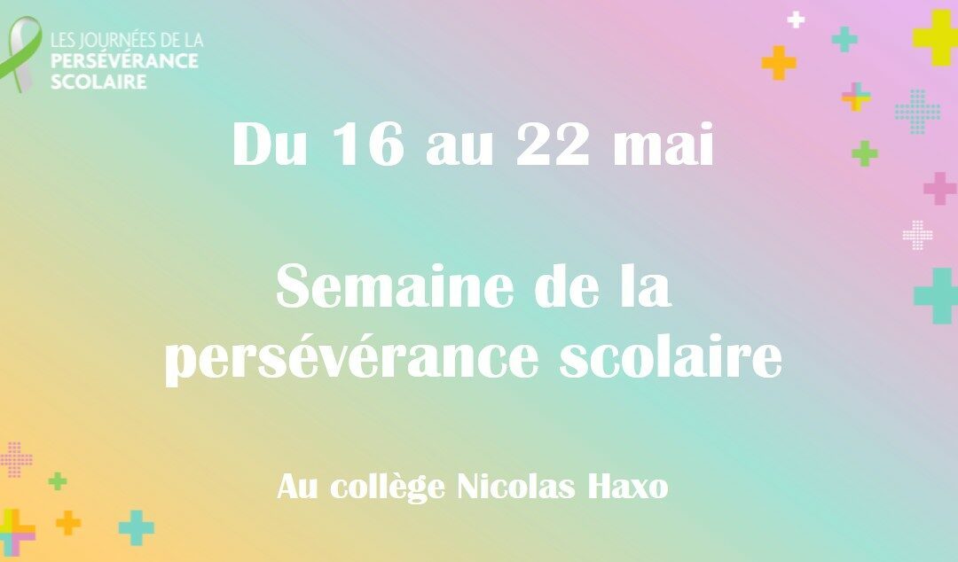 Semaine de la persévérance #Episode 1