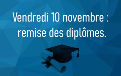 Vendredi 10 novembre : remise des diplômes du DNB et du CFG à 17h30