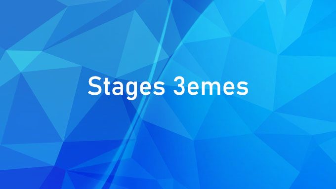 Stages 3emes