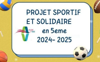 Projet sportif et solidaire