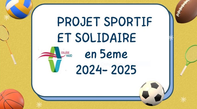 Projet sportif et solidaire