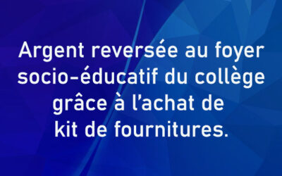 L’achat de kit de fournitures scolaires par le biais de l’entreprise Frimaudeau