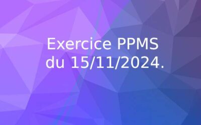 Exercice PPMS du 15/11/2024